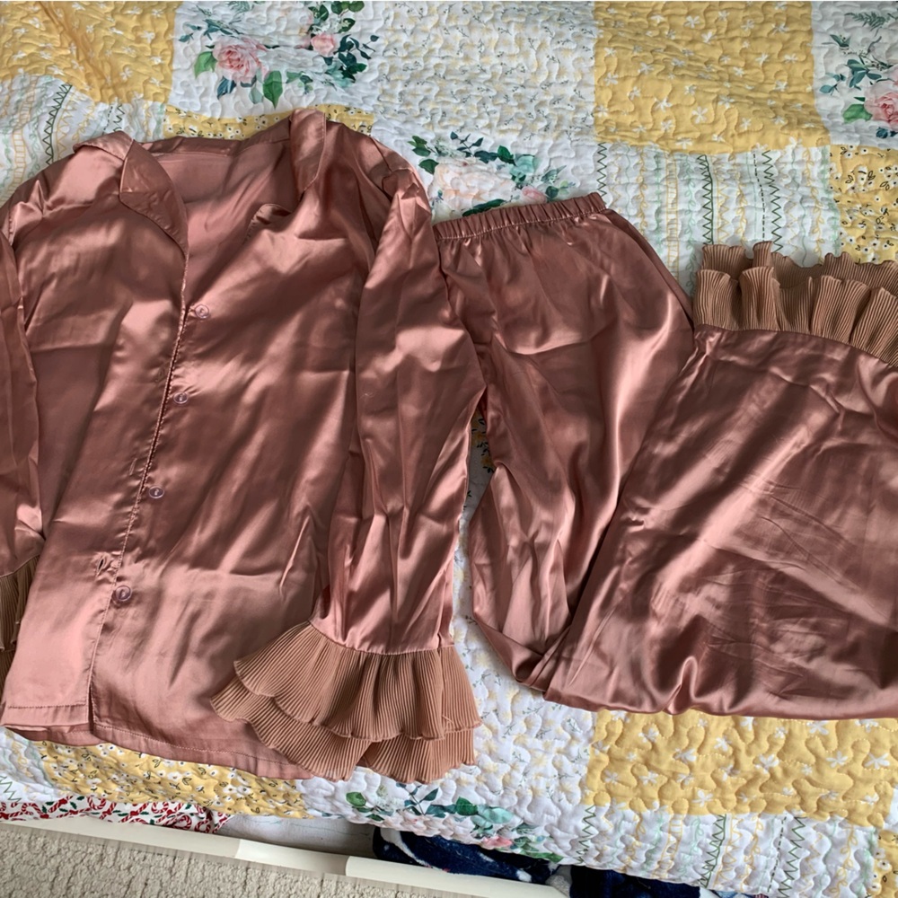 Satin pajama set